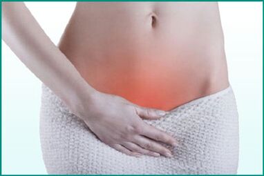 Dor no períneo em mulher com cistite